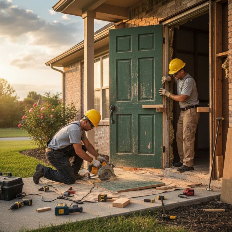 Wood Door Repair in Kansas City, KS