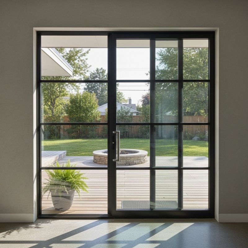 Wood Sliding Door Installation in Conroe, TX
